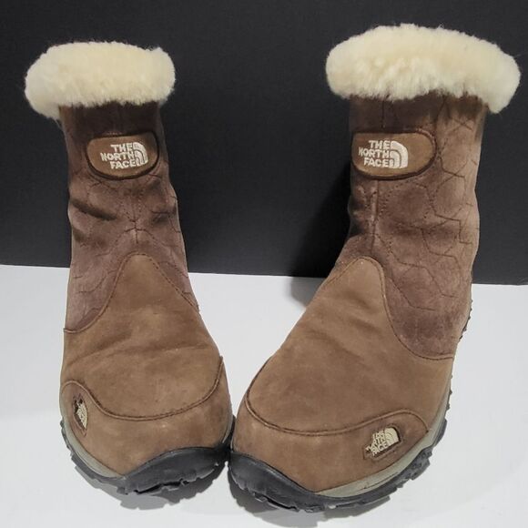 North Face Women's Brown Suede Winter Boots - Picture 15 of 15